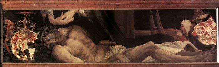 Matthias  Grunewald Lamentation of Christ before 1523 France oil painting art